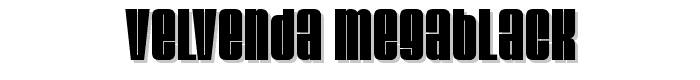 Velvenda Megablack font